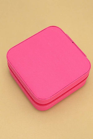 Fuchsia Travel Jewelry Box