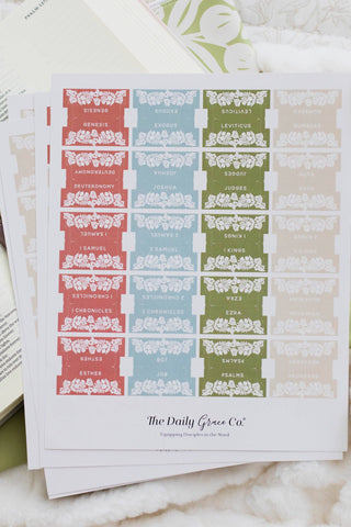 White Laurel Bible Tabs
