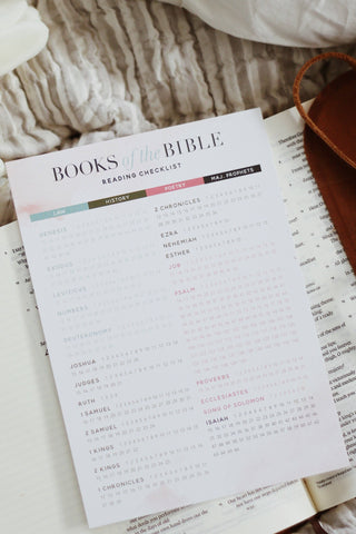 Books of the Bible Reading Checklist