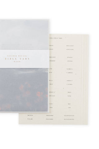 Hosanna Revival Bible Tabs: Black Foiling