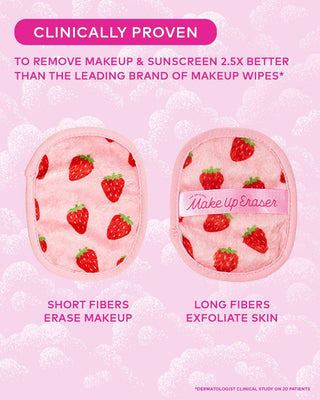 Strawberry Fields 7-Day MakeUp Eraser Set