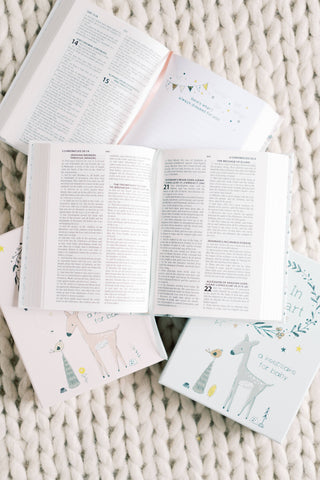 Kept in My Heart Coral Woodland KJV Bible