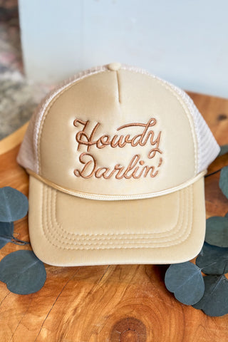 Howdy Darlin' Embroidered Trucker Hat