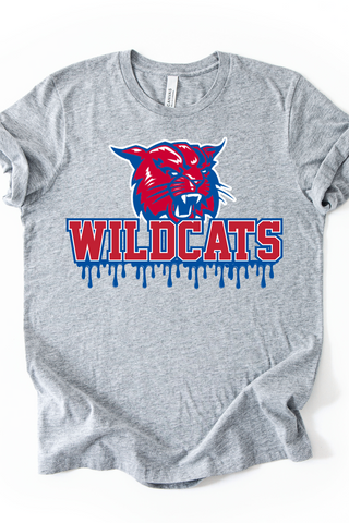 Summersville Wildcats Drip Logo Made to Order Tee