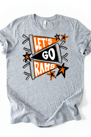 Mount Vernon Rams Pennant Made to Order Tee