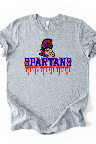 Waltonville Spartans Drip Logo Made to Order Tee