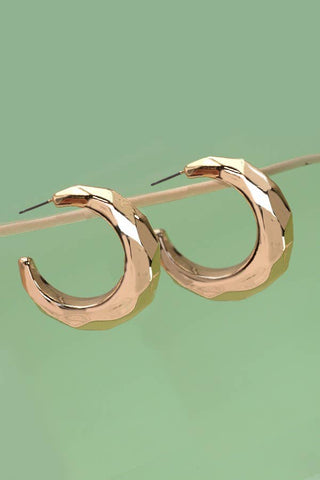 Chunky Bubble Hoop Earrings