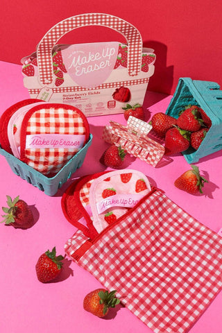 Strawberry Fields 7-Day MakeUp Eraser Set