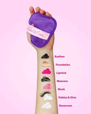 Queen Purple 7-Day MakeUp Eraser Set