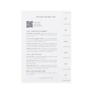 Hosanna Revival Bible Tabs: Black Foiling