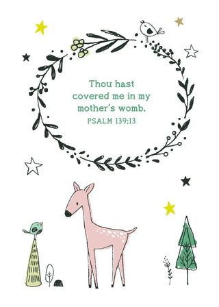 Kept in My Heart Coral Woodland KJV Bible