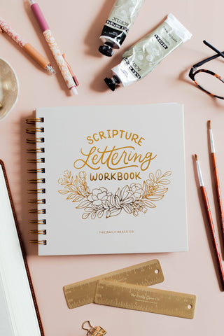 Daily Grace Scripture Lettering Workbook