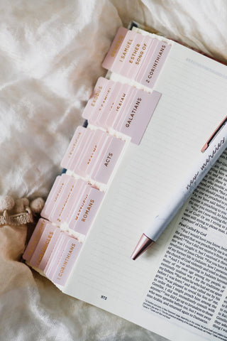 Blush Bible Tabs