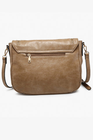 Foster Distressed Dual Zip Crossbody (2 Colors)
