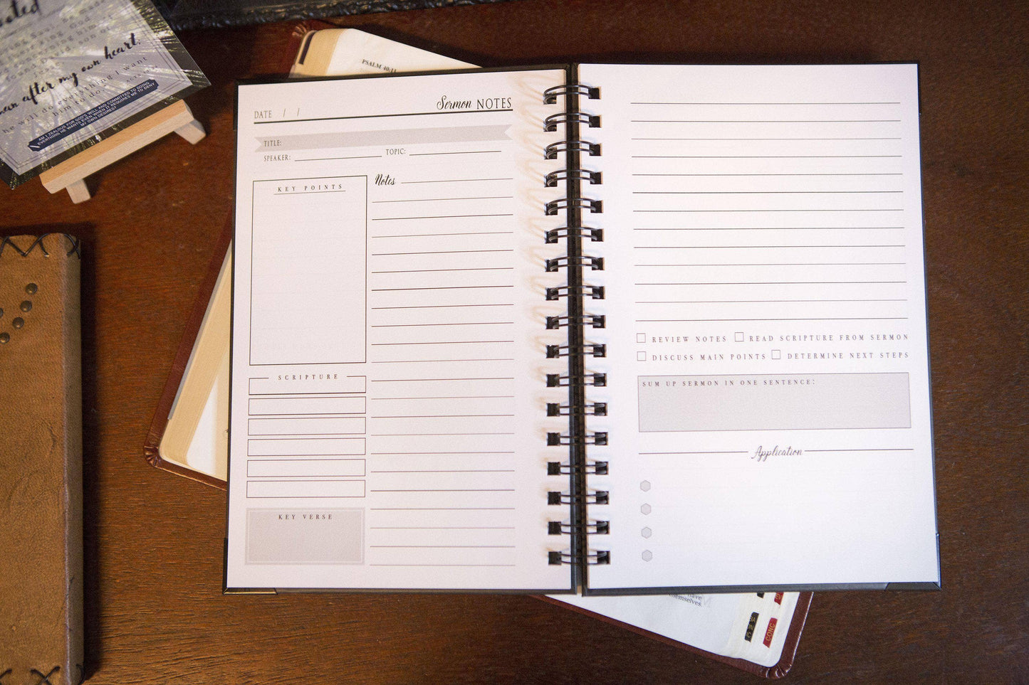 Men's Sermon Notebook Journal