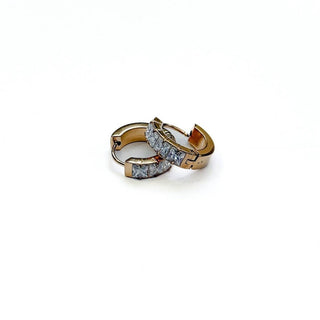 Demi Diamond Waterproof Huggie Hoops
