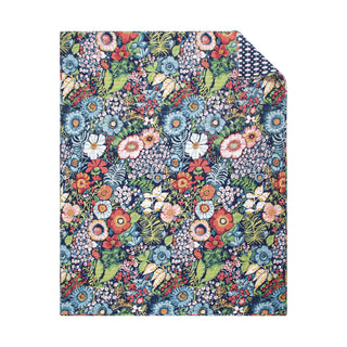 Night Garden Quilted Throw: Multi