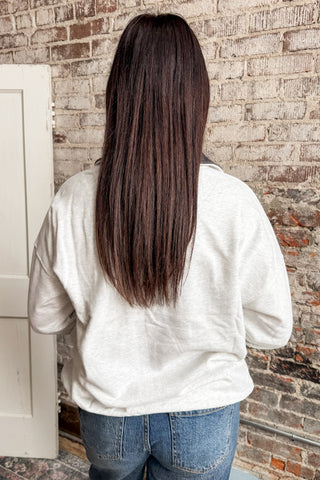 Snow Wash Thermal Sweater Top