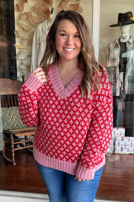 Pretty Girl Pink Sweater