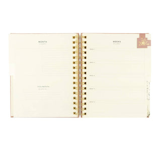 12-Month Undated Spiral Planner: Sonora Design