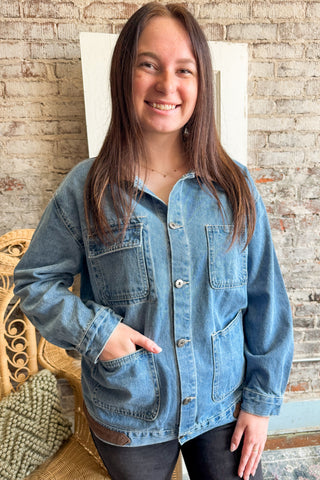 Sally Denim Work Jacket