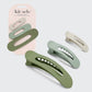 KITSCH Matte Flat Lay Claw Clips- Eucalyptus