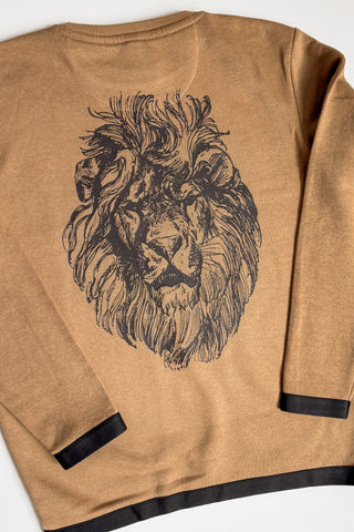 Bold Like a Lion Banded Crewneck
