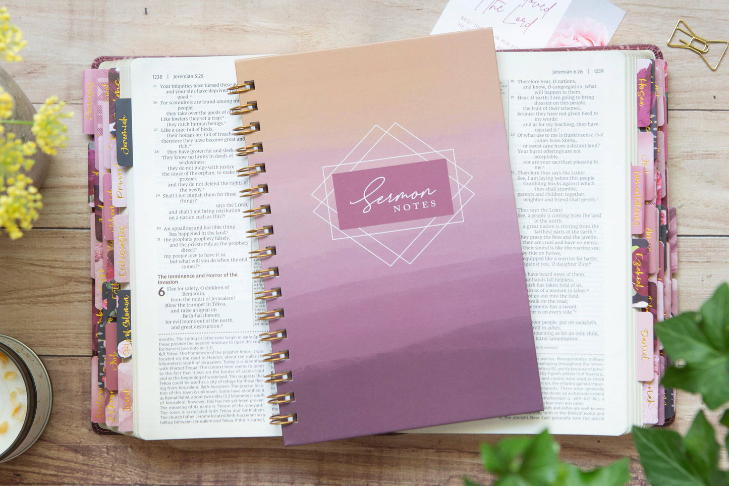 Sermon Notebook Journal