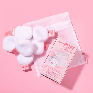 Toner Puff 7 Pack Washable Cotton Rounds by MakeUp Eraser