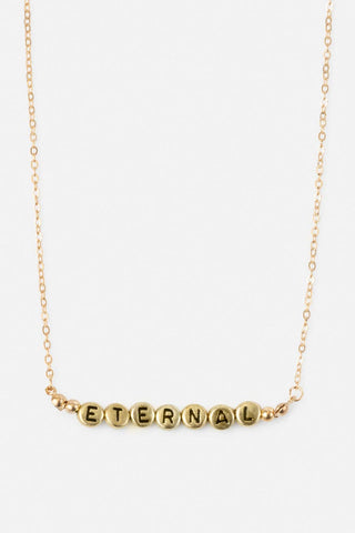 Eternal Letter Necklace