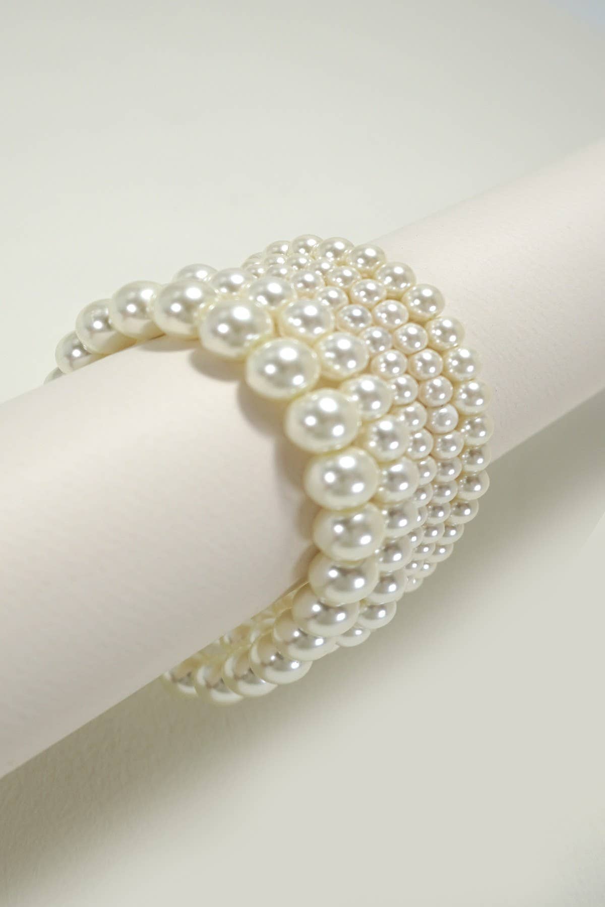 Pearl Stretch Bracelet Set