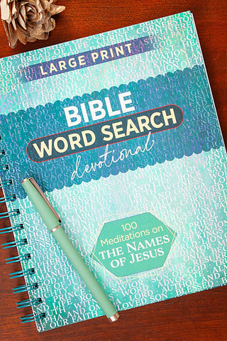 Bible Word Search 100 Meditations on the Names of Jesus Devotional