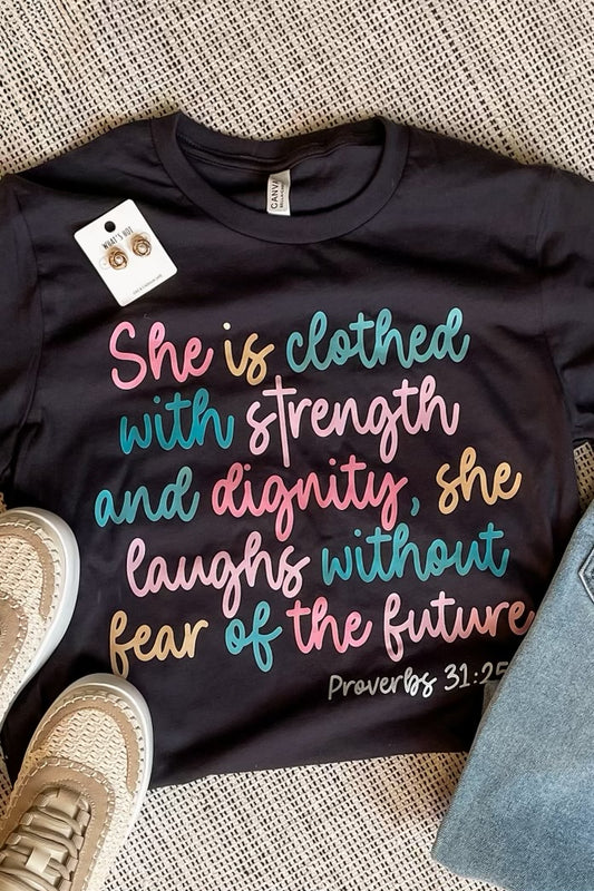 Clothed in Strength Tee