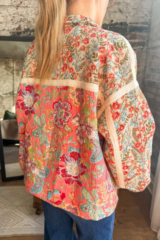 Vintage Bloom Patchwork Jacket