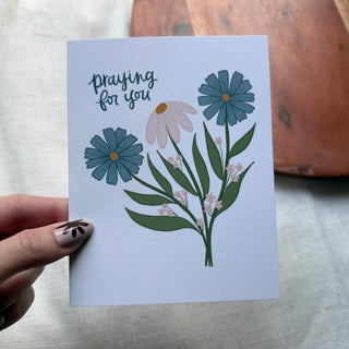 "Praying for you" Sympathy Card