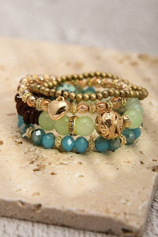 Black Boho Bracelet Set