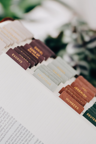 Jewel Tone Bible Tabs