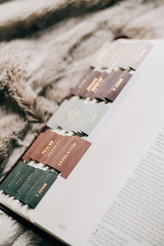Jewel Tone Bible Tabs