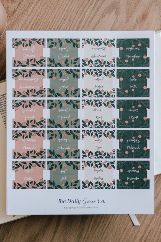 Garden Floral Bible Tabs