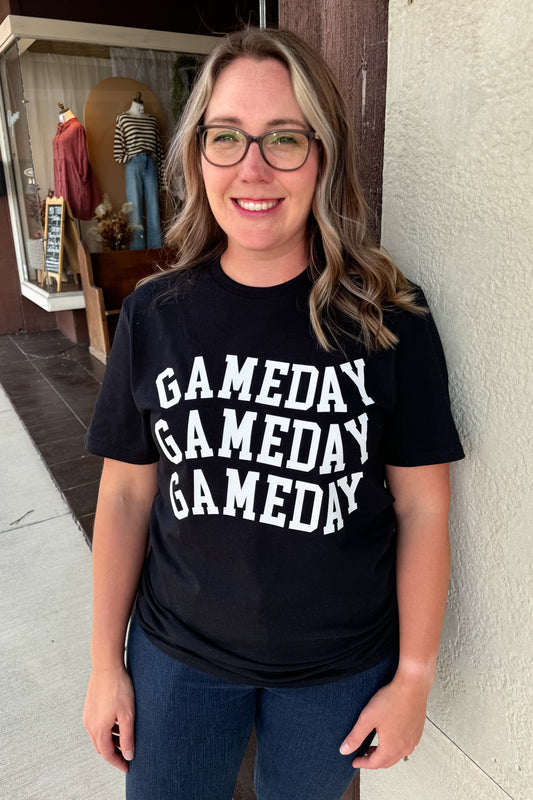 Black Game Day Tee