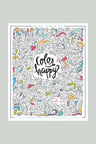 Color Happy: Adult Coloring Book