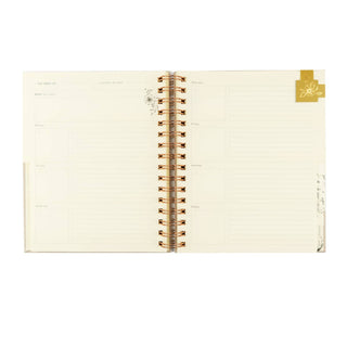 12-Month Undated Spiral Planner: Magnolia Springs Design