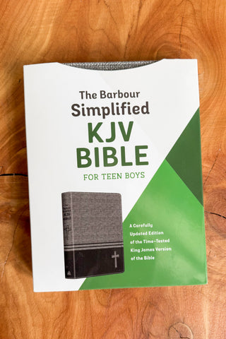 Gray SKJV Bible for Teen Boys