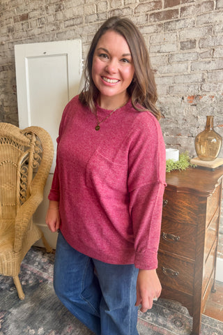 The Cozy Days Oversized Knit Top (+Curvy)