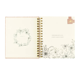 12-Month Undated Spiral Planner: Sonora Design