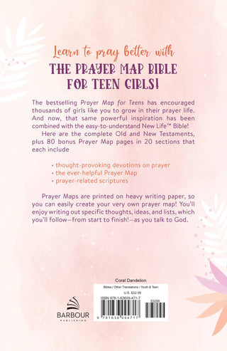 The Prayer Map NLV Bible for Teen Girls
