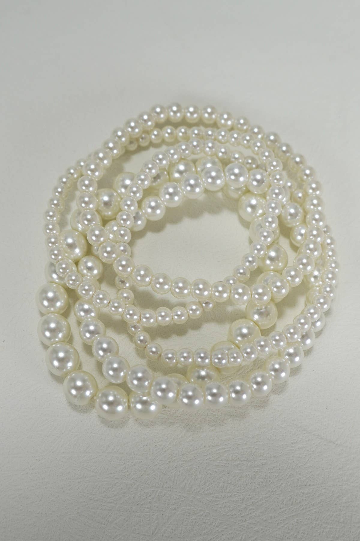 Pearl Stretch Bracelet Set