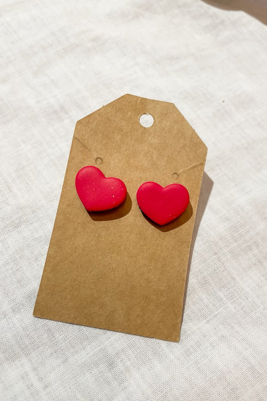 I Heart You Clay Earrings