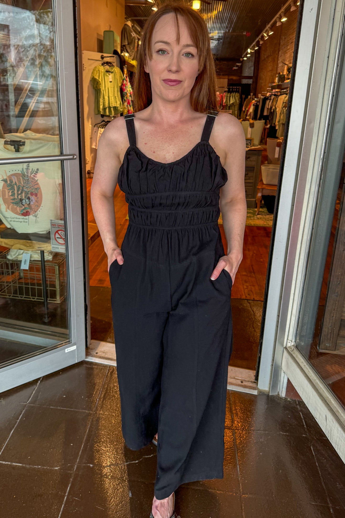 Everyday Wear Black Jumpsuit