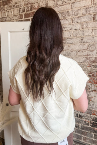 Floral Embroidered Sweater Top